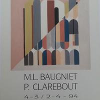 Affiche pour l'exposition Bénédictine Liqueur : Un art de vivre pour vivre l'art au Group 2 Gallery, (Bruxelles), du 4 mars au 2 avril 1994.